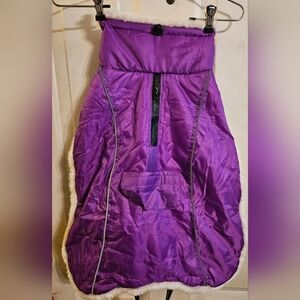Purple Dog Jacket, Size Large